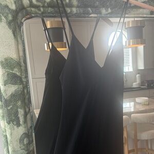 Norma Kamali Black Strapless Dress